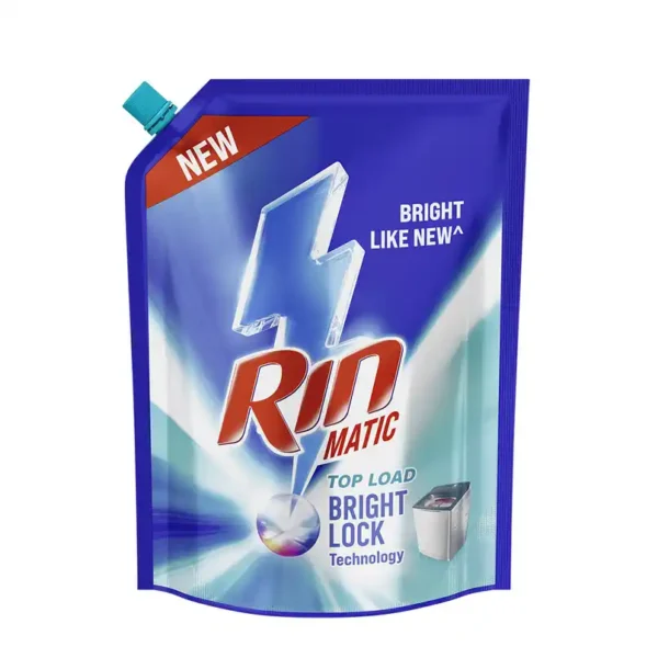 Rin Matic Top Load Detergent Liquid | Pouch (2L)