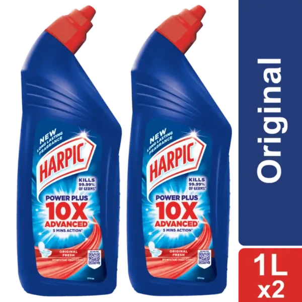 Harpic Original Toilet Cleaner Liquid  2 x 1 L