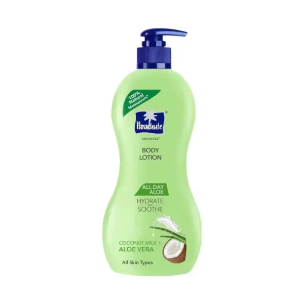 Parachute Advansed Refresh Body Lotion 100% Natural Moisturisers 400ML