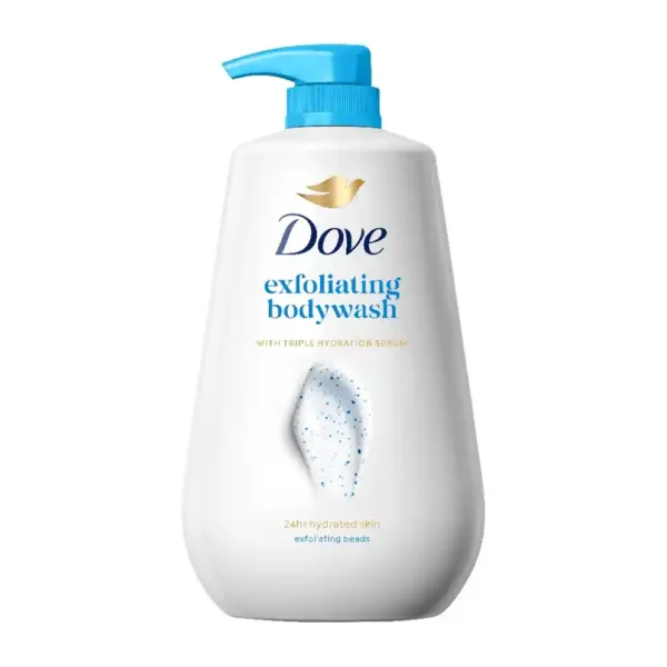 Dove Gentle Exfoliating Beads Body Wash For Softer Smoother Skin 825ml