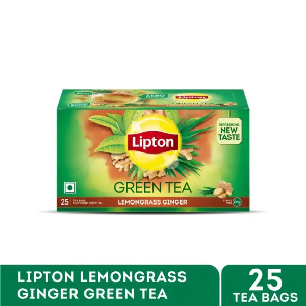 Lipton Lemongrass Ginger I Tasty Green Tea 25pcs