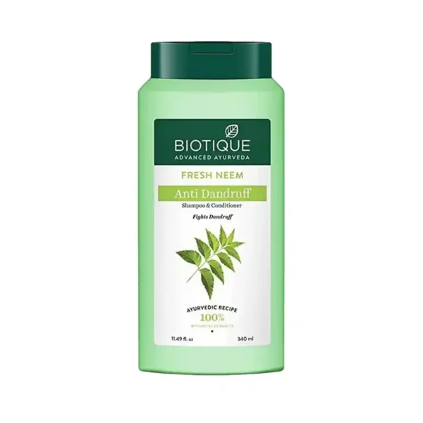 Biotique Fresh Neem Anti Dandruff Shampoo & Conditioner 340ml