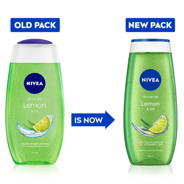 Nivea Shower Gel Lemon & Oil 250ml