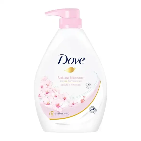 Dove Go Fresh Body Wash | Sakura Blossom & Pink Salt | For Moisturised Skin 1L
